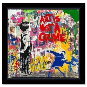 Mr. Brainwash "With All My Love" Original Mixed Media